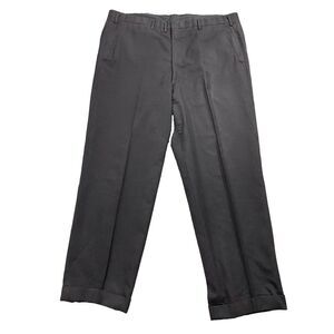 Hickey Freeman Vtg 50s Kurlnot Drop Loop Wool Garbardine Hollywood Pants 39x28‎